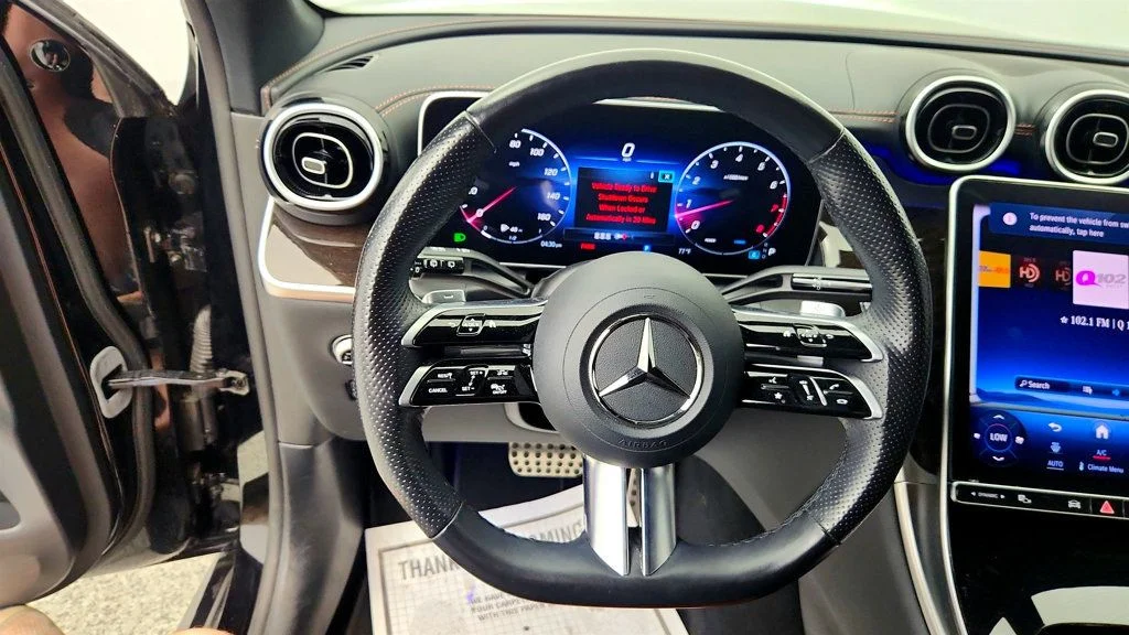 Used 2023 Black Mercedes-Benz GLC 300 4MATIC SUV w/ AMG® Line & Exclusive Trim Pkg image 12