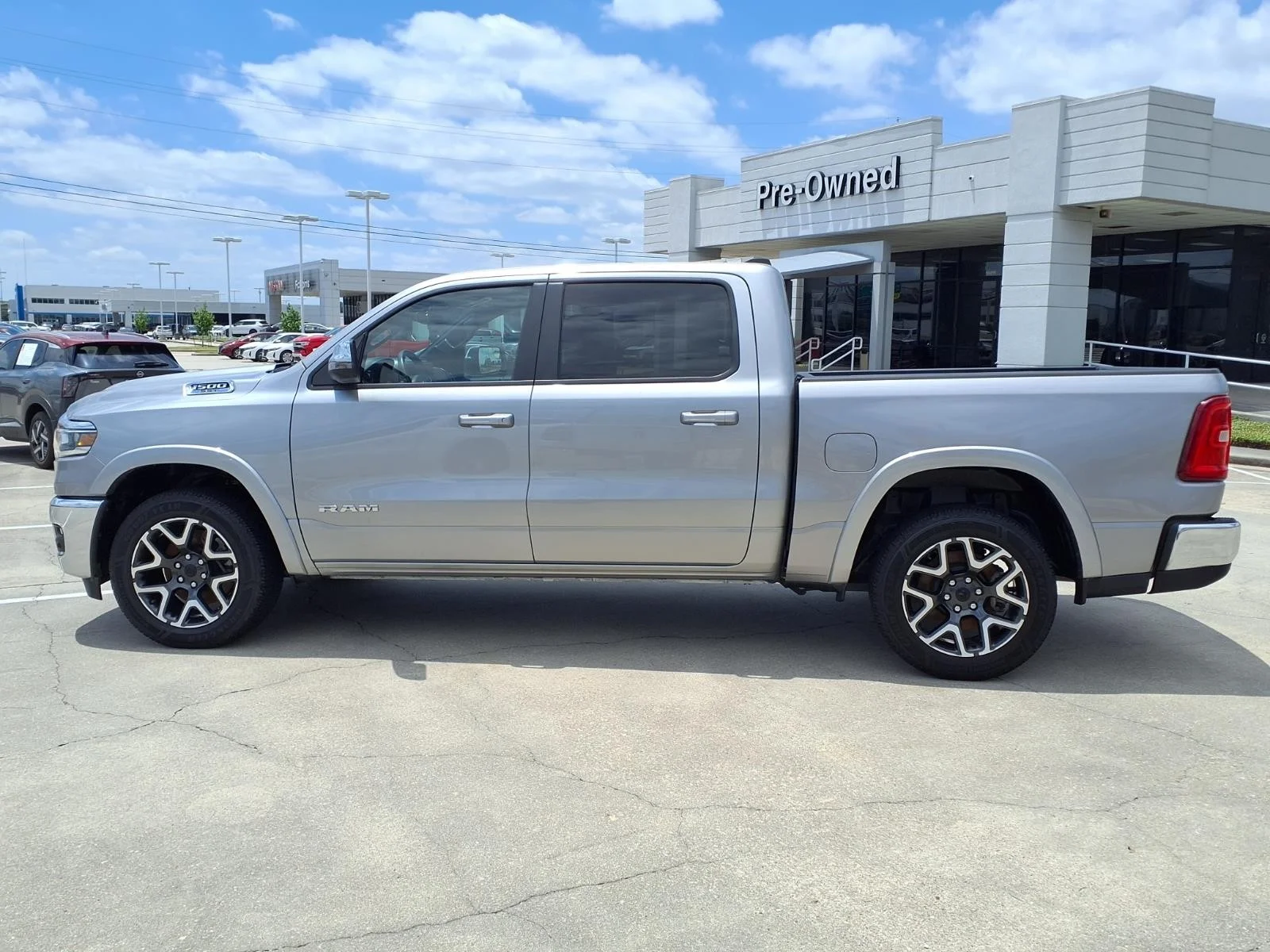 2025 Ram 1500 Laramie Silver at Robbins Nissan