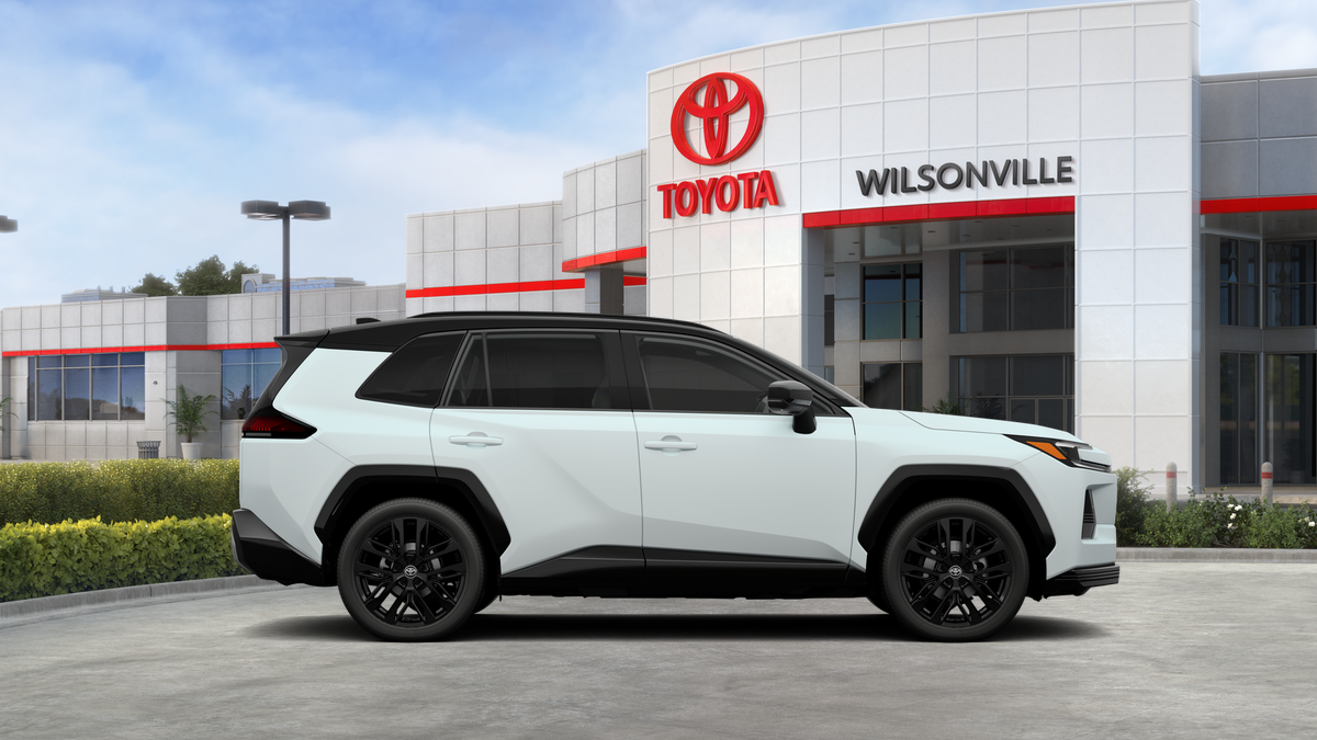 New 2026 Wind Chill Pearl with Midnight Black Metallic roof Toyota XSE image 12