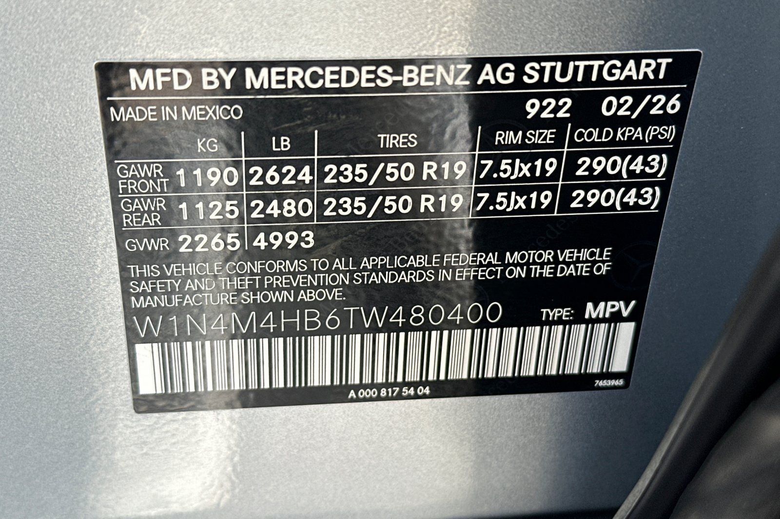 New 2026 Silver Mercedes-Benz GLB 250 image 27
