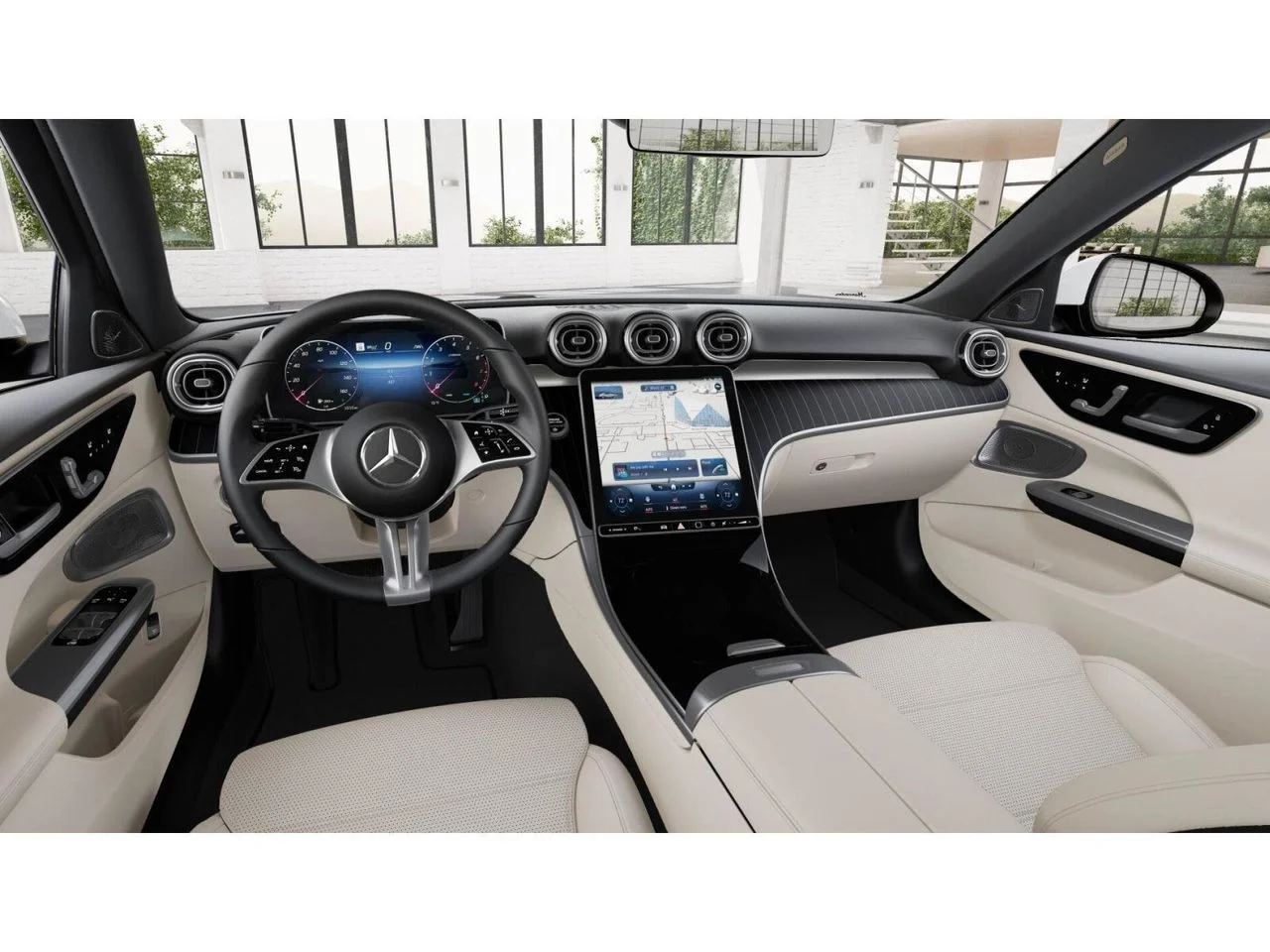 New 2026 Polar White Mercedes-Benz C 300 image 3