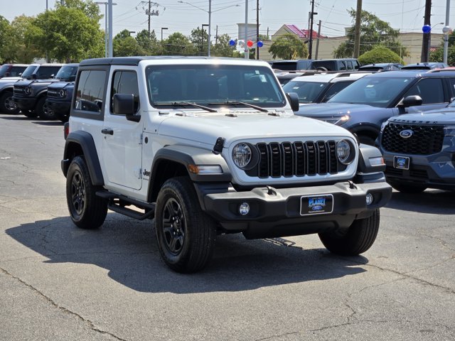 Used 2025 Bright White Clearcoat Jeep  image 3