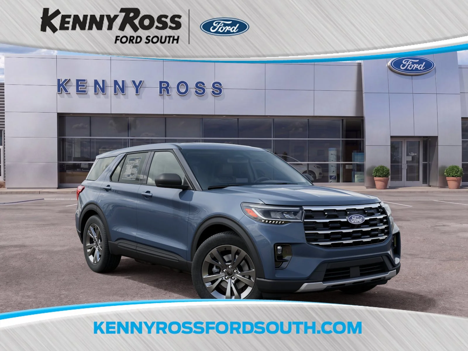 New 2027 Vapor Blue Metallic Ford Active image 1
