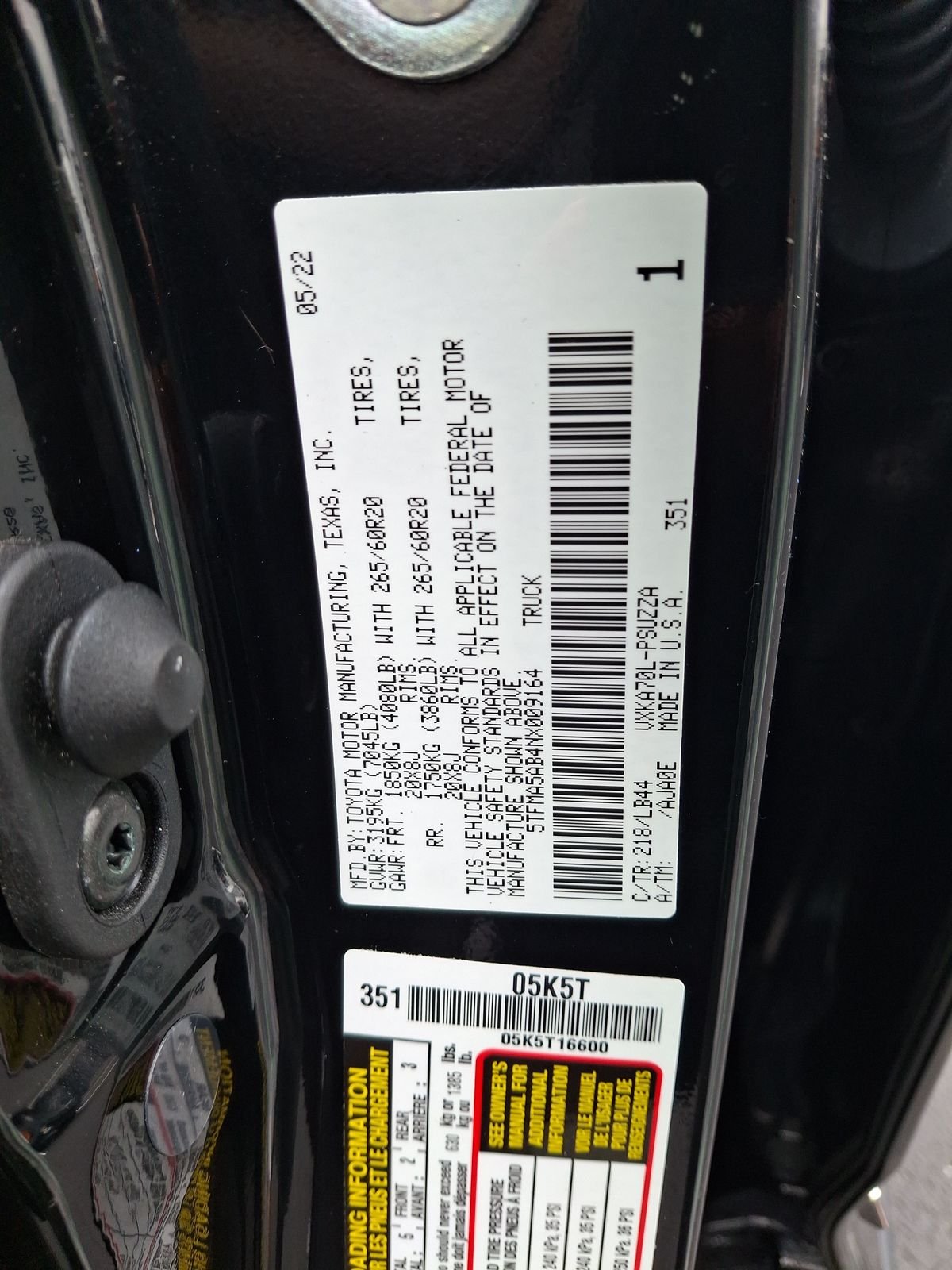 Used 2022 Black Toyota 1794 image 31