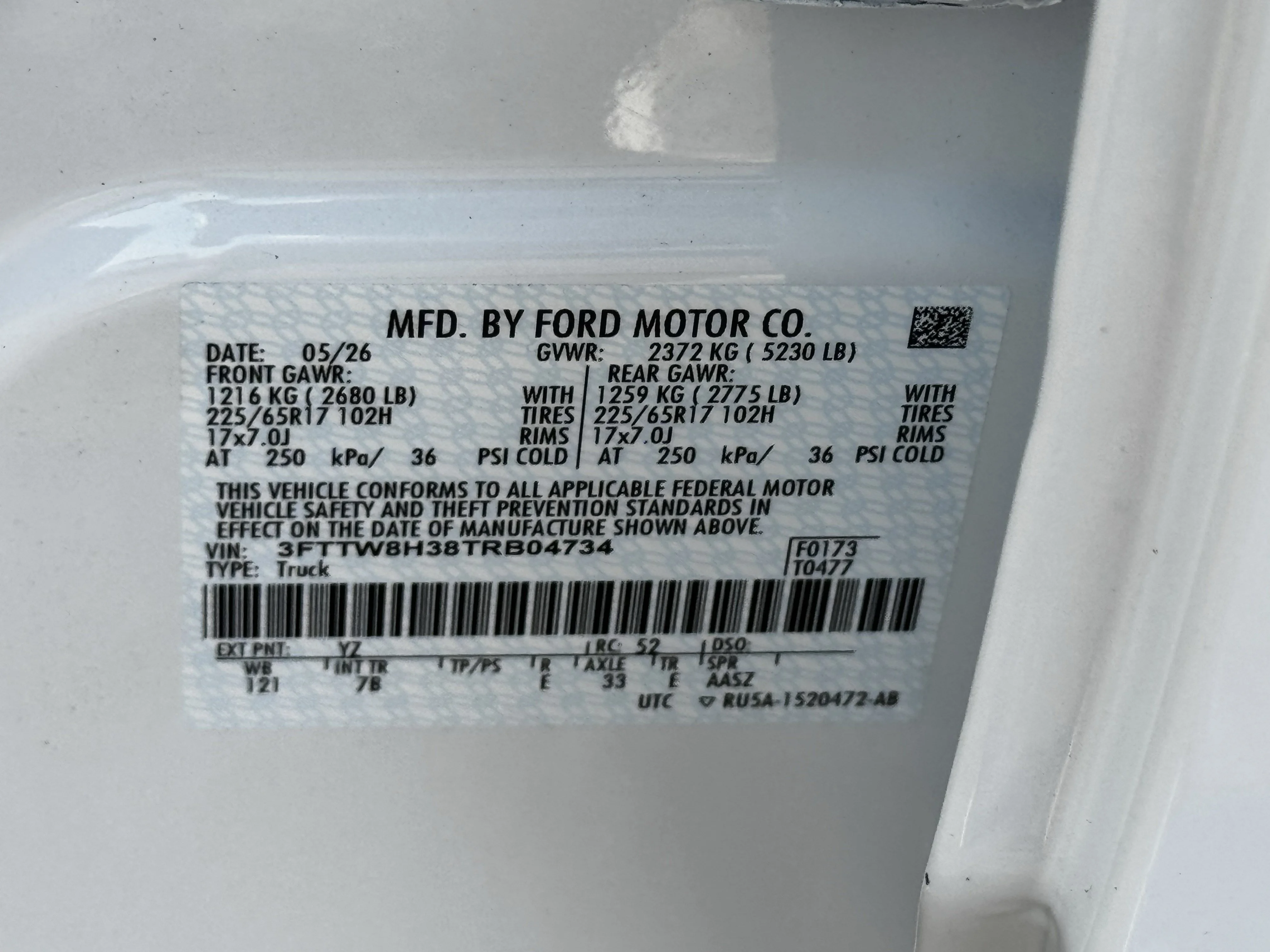 New 2026 Oxford White Ford XLT image 19