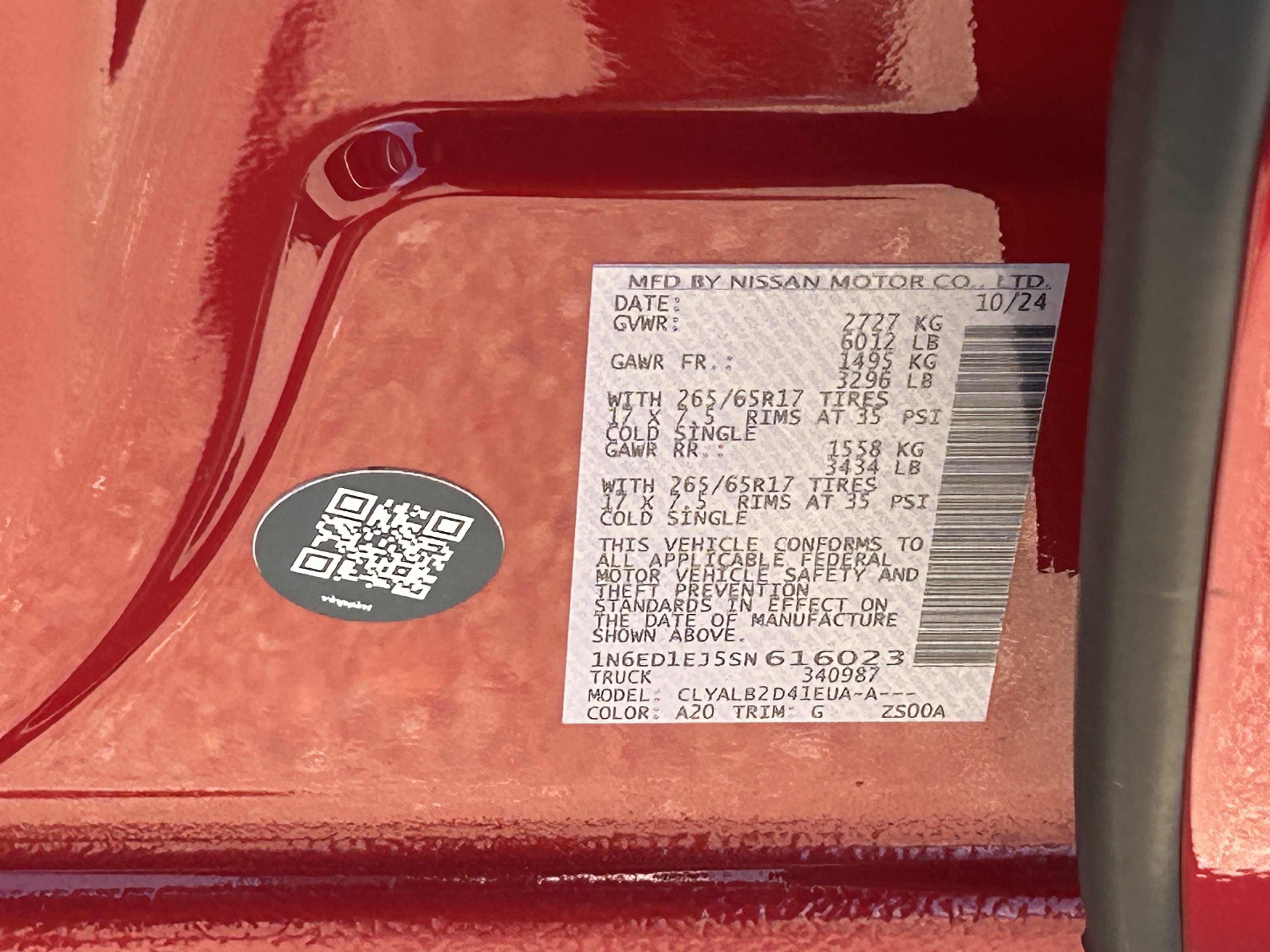 2025 Nissan Frontier SV - Photo 33