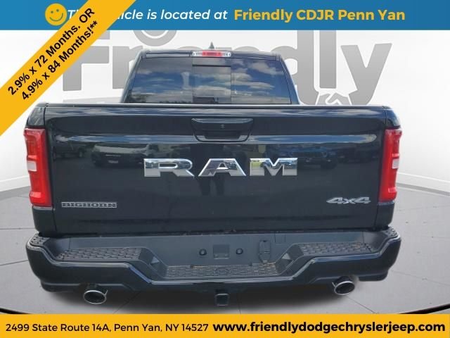 New 2026 Diamond Black Crystal Pearl-Coat Exterior Paint RAM Big Horn/Lone Star image 4