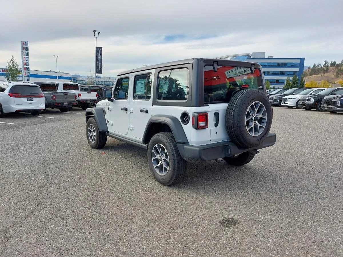 New 2024 White Jeep Sport 4 Door 4x4 image 7