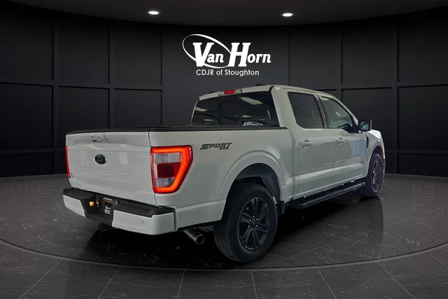 Used 2023 Star White Metallic Tri-Coat Ford Lariat image 7