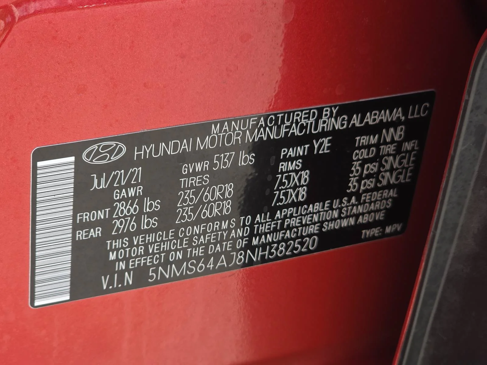 Used 2022 Calypso Red Hyundai XRT image 21
