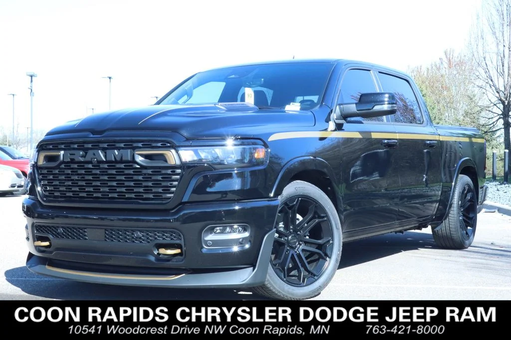 New 2026 Diamond Black Crystal Pearl-Coat Exterior Paint Ram Big Horn/Lone Star image 1