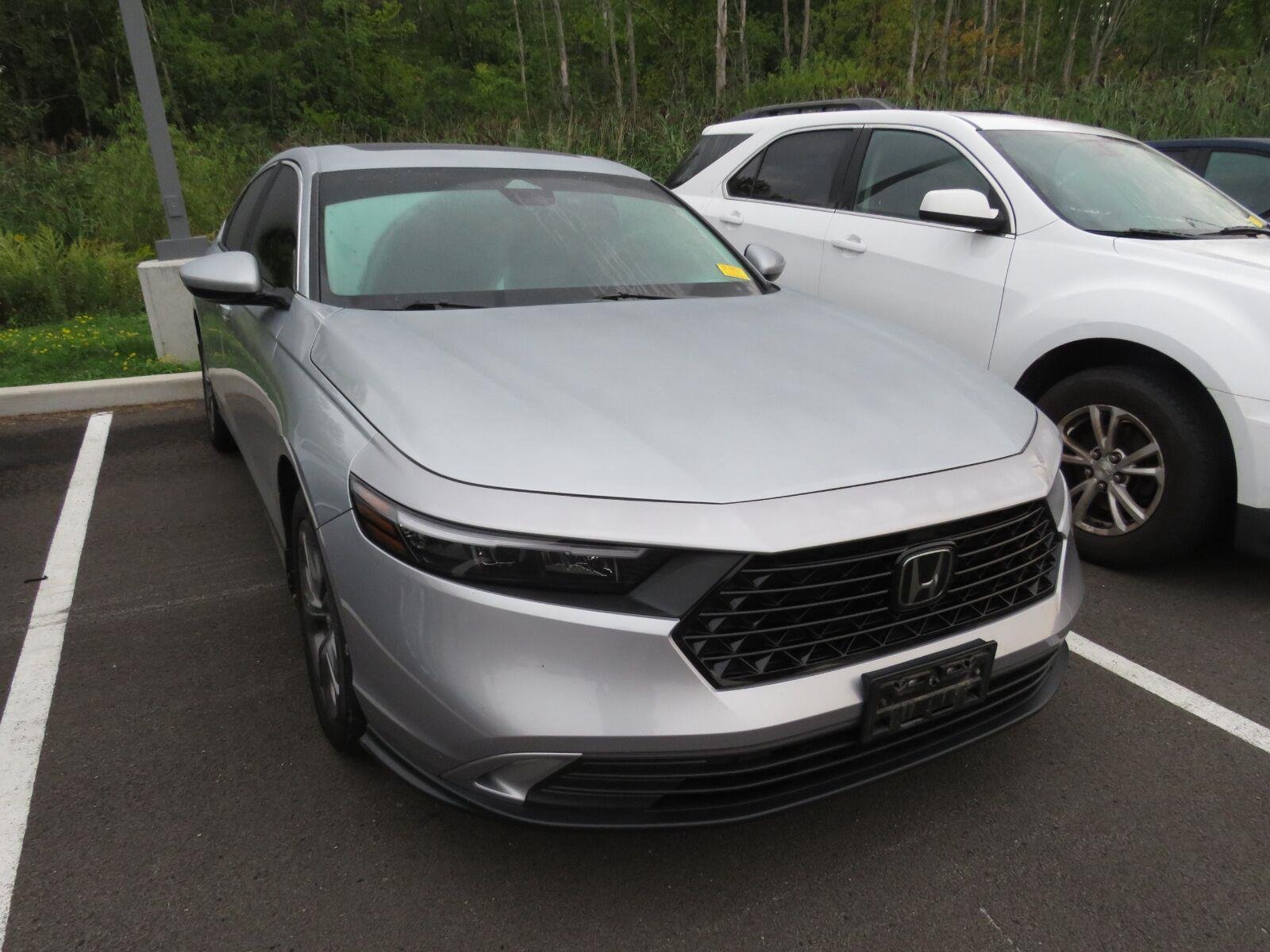 Used 2024 Solar Silver Metallic Honda EX image 2