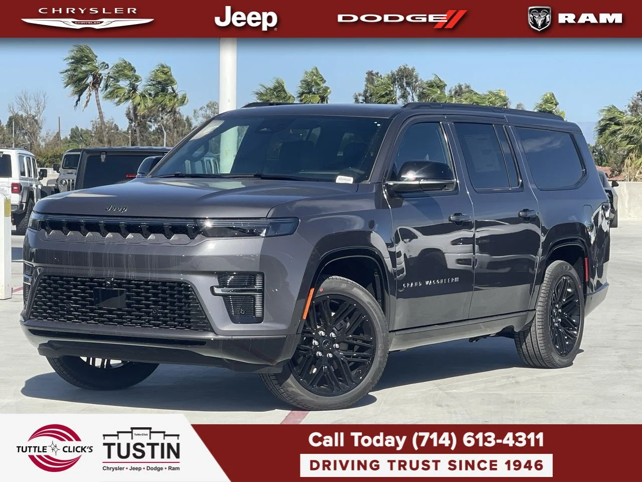 New 2026 Baltic-Gray Metallic Clear-Coat Exterior Paint Jeep Limited Reserve image 1