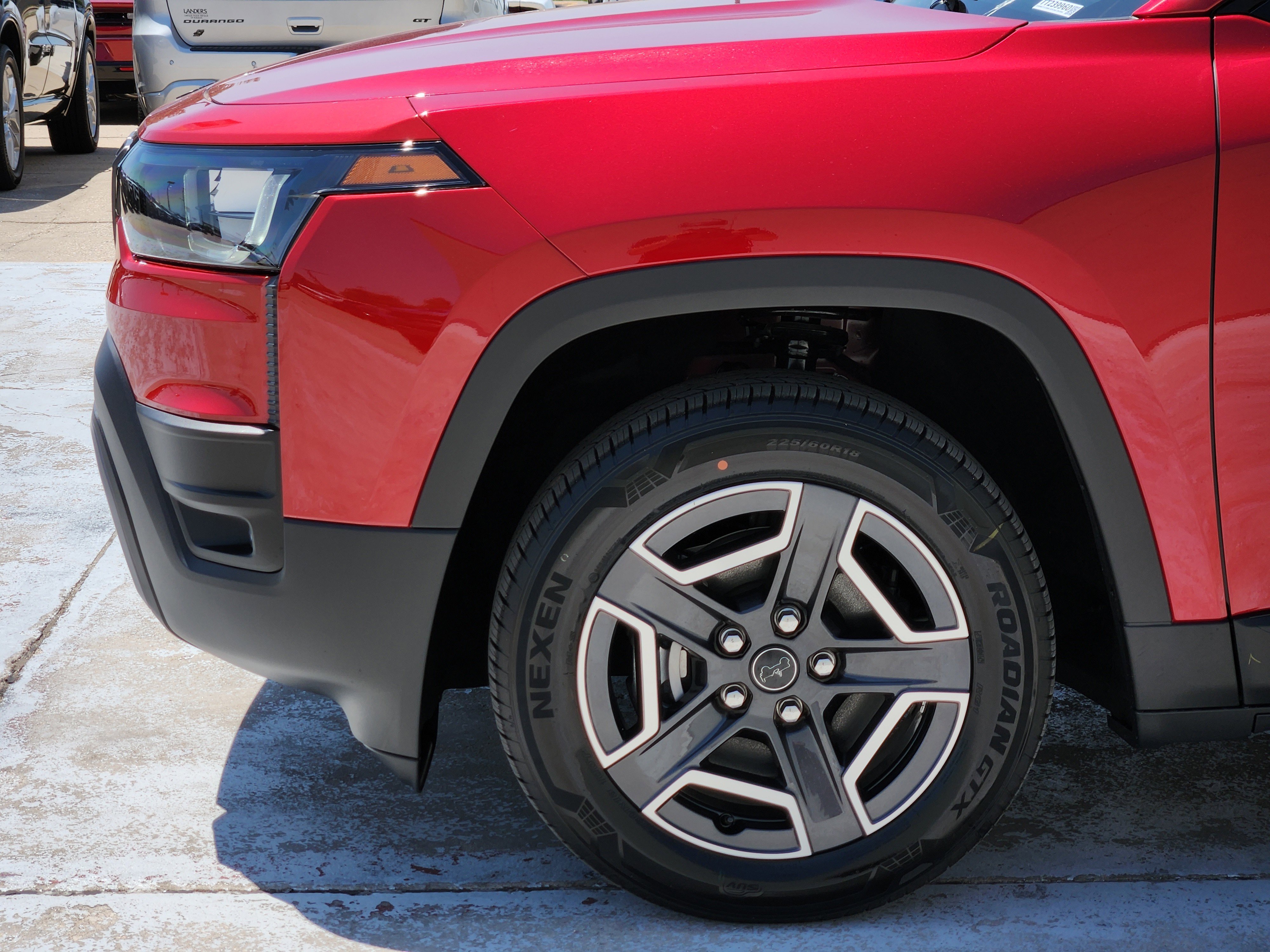 New 2026 Red Hot Pearl-Coat Exterior Paint Jeep Laredo image 5