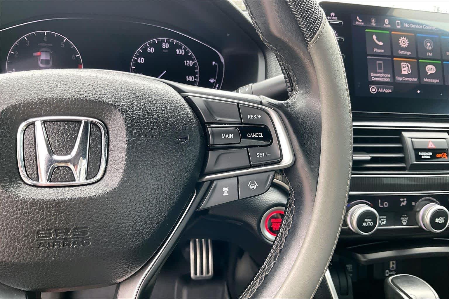 Used 2018 Platinum White Pearl Honda Sport 1.5T image 23