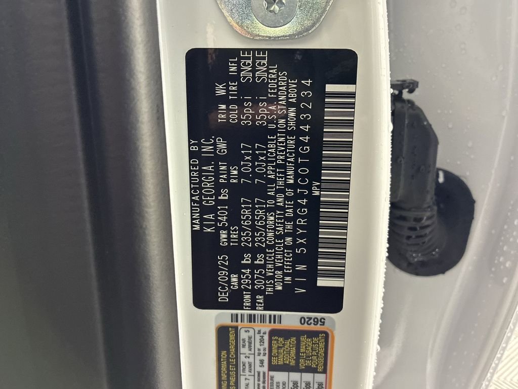 New 2026 Glacial White Pearl Kia LX image 39