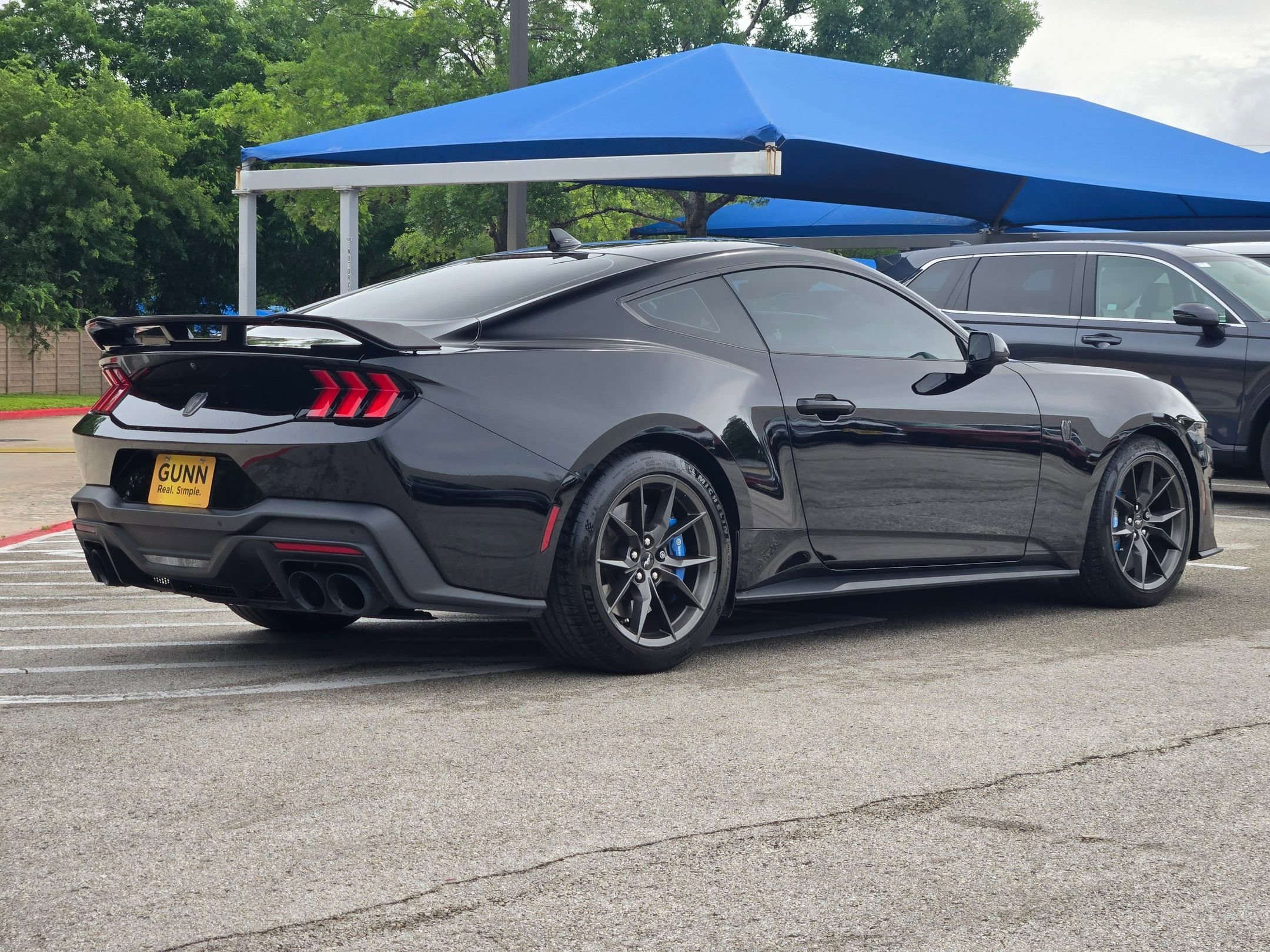 Used 2024 Black Ford Dark Horse image 3