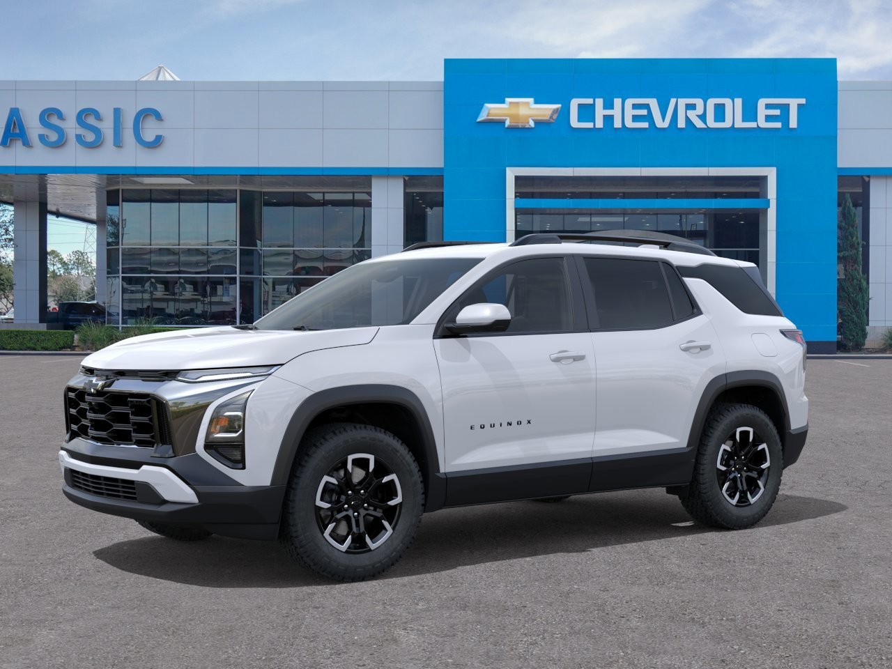 2026 Chevrolet Equinox ACTIV White at Classic Elite Chevrolet Sugar Land