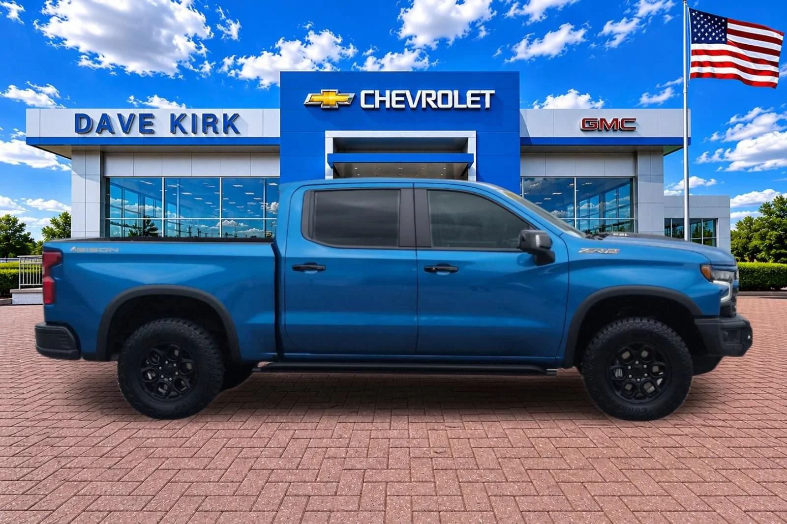 Used 2024 Glacier Blue Metallic Chevrolet ZR2 image 2