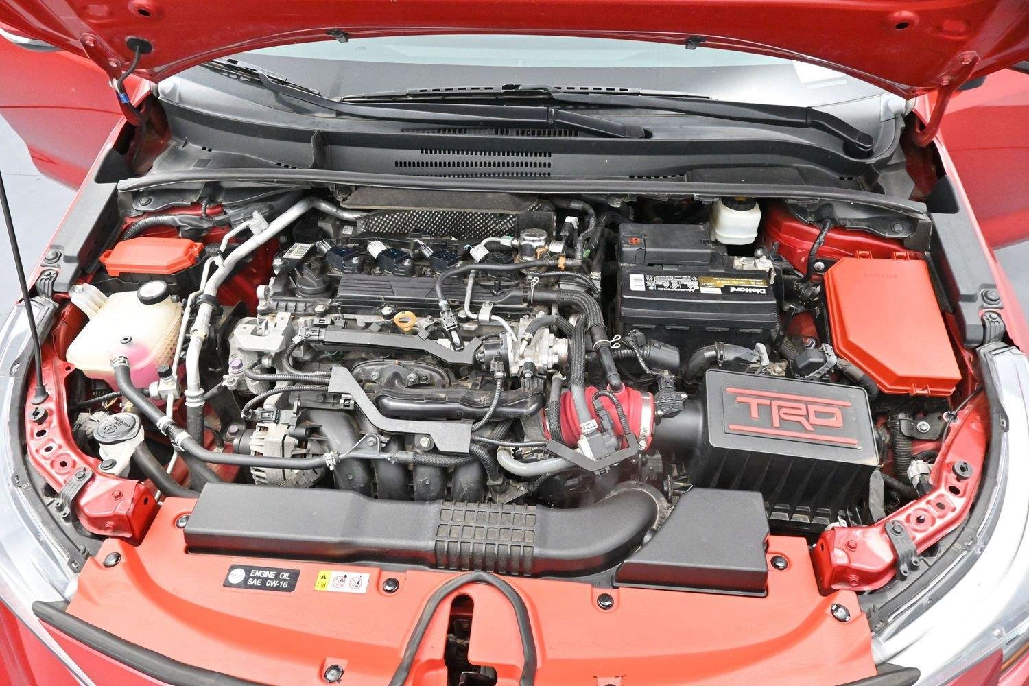 Used 2020 Barcelona Red Metallic Toyota SE image 30