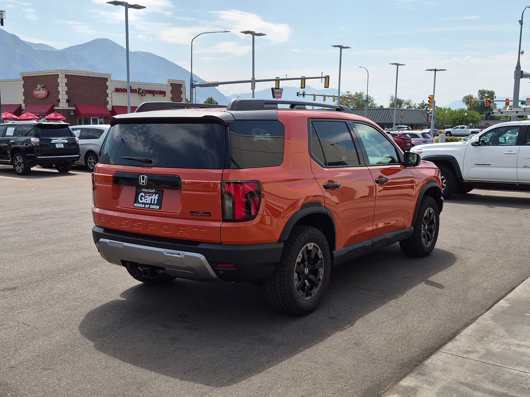 New 2026 Sunset Orange Honda TrailSport Elite image 3