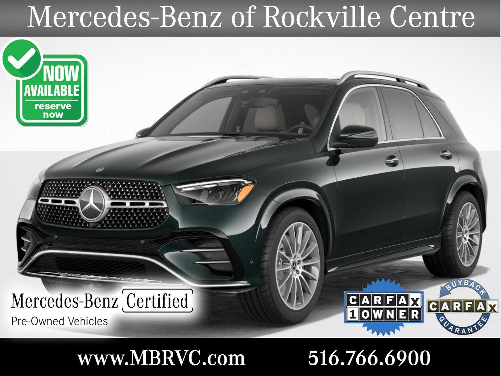 Certified Used 2024 Green Mercedes-Benz GLE 450 image 1