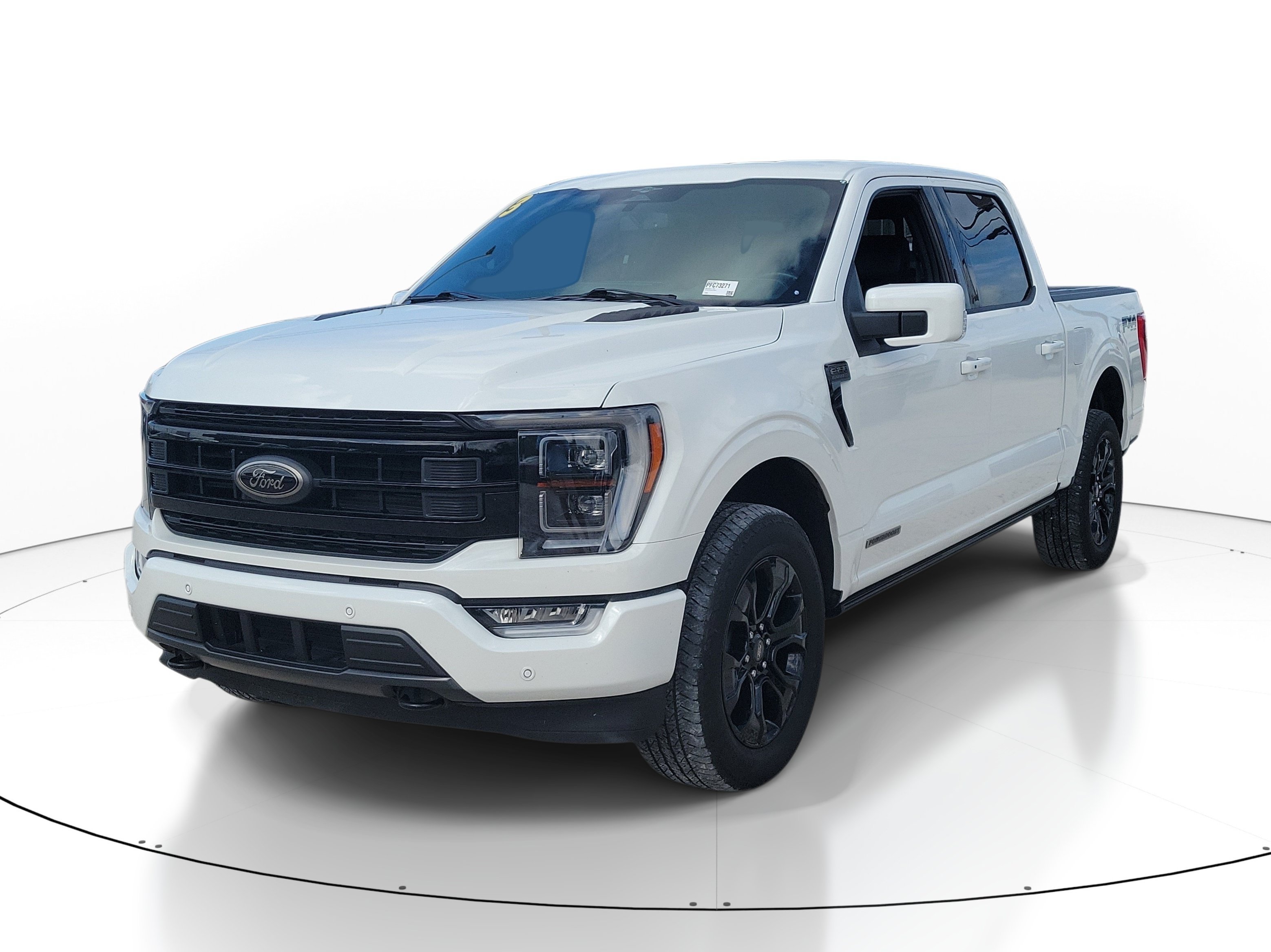Used 2023 White Metallic Ford LARIAT image 3