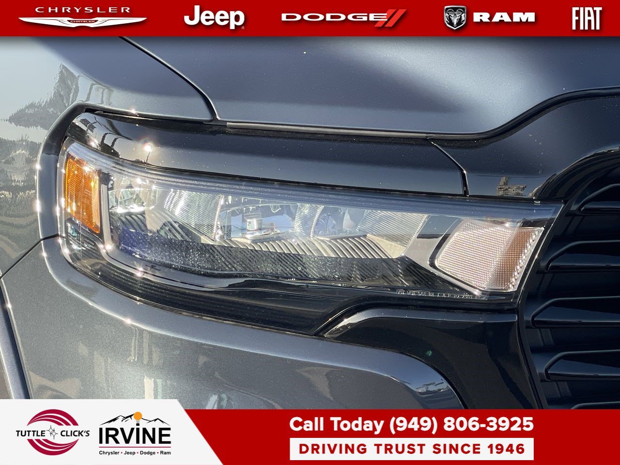 New 2026 Forged Blue Metallic Exterior Paint RAM Laramie image 7