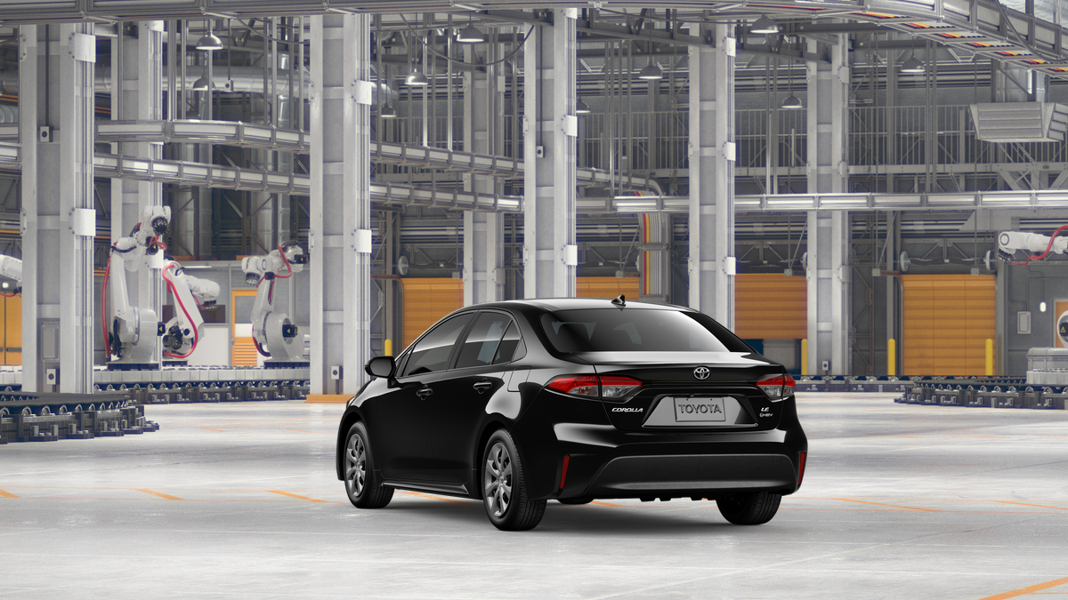 New 2026 Midnight Black Metallic Toyota Hybrid LE image 7
