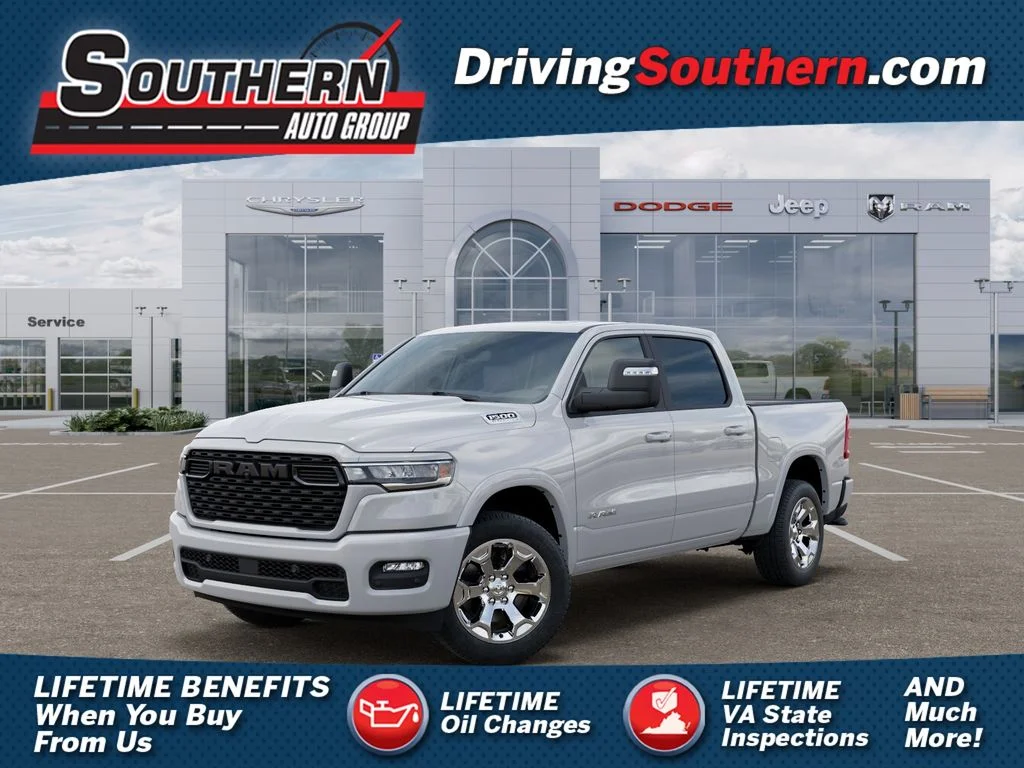 New 2026 Bright White Clear-Coat Exterior Paint RAM Big Horn/Lone Star image 1