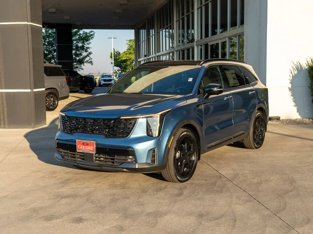 New 2026 Mineral Blue Kia X-Line SX Prestige AWD image 3