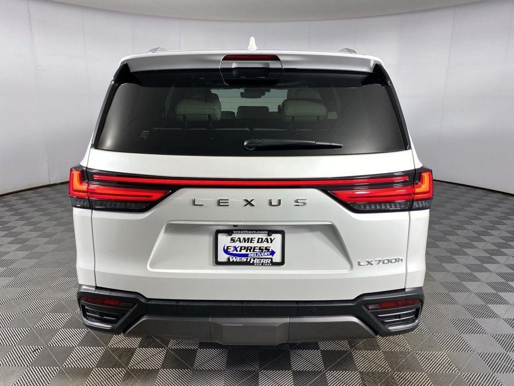 Used 2025 Eminent White Pearl Lexus LX 700h Luxury image 67