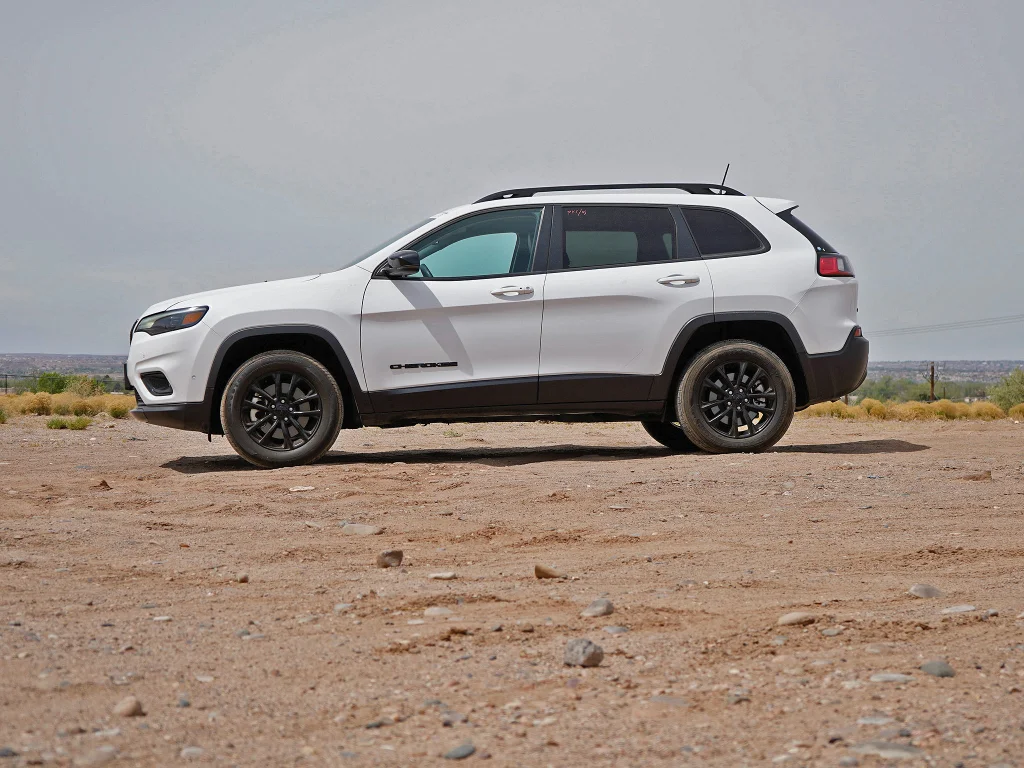 Used 2023 Bright White Clearcoat Jeep Altitude Lux image 2
