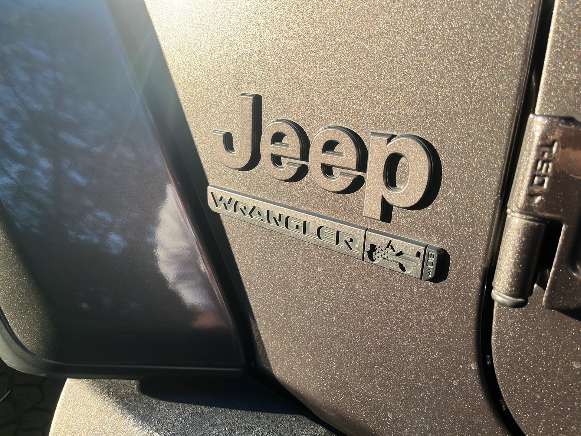 Used 2021 Granite Crystal Metallic Clear Coat Jeep Sport 80th Anniversary image 10
