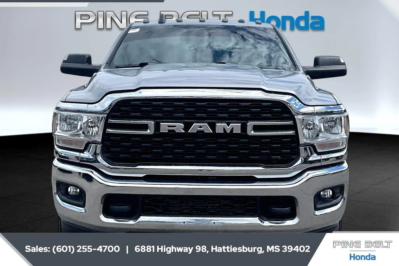 Used 2022 Billet Silver Metallic Clearcoat Ram Big Horn image 3