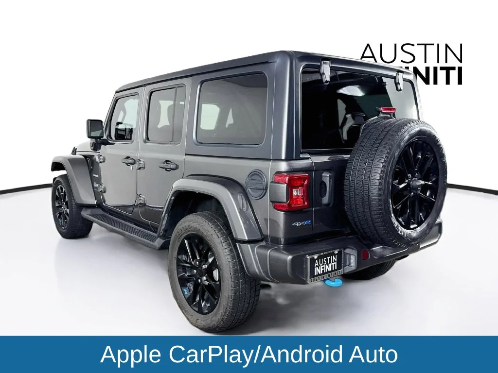Used 2023 Gray Jeep Sahara 4xe image 6