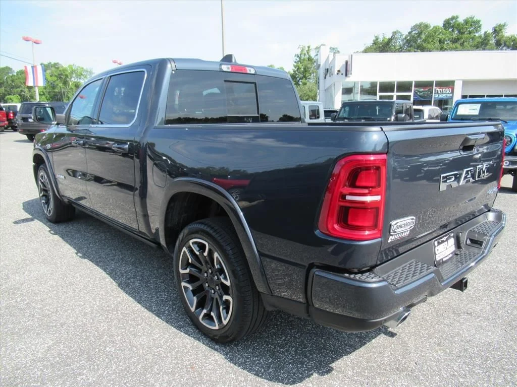 New 2026 Forged Blue Metallic Exterior Paint RAM Longhorn image 4