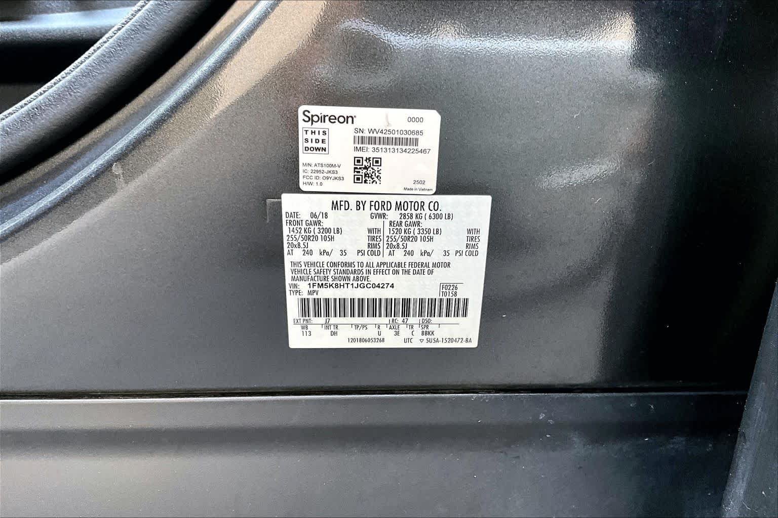 Used 2018 Magnetic Ford Platinum image 33
