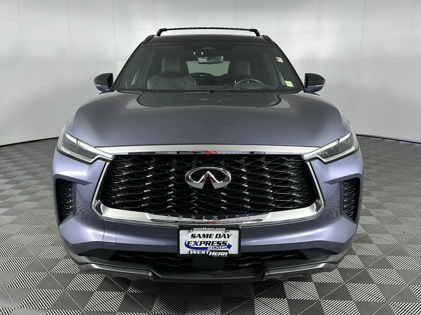 Used 2024 Moonbow Blue/Black Obsidian INFINITI AUTOGRAPH image 2