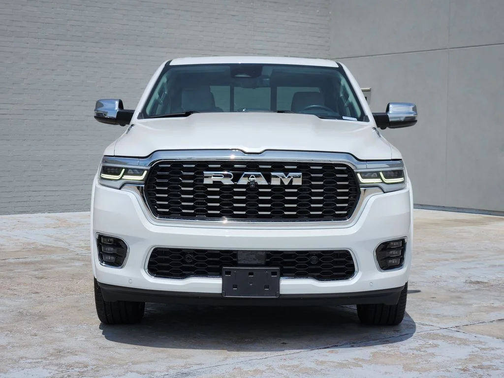 Used 2025 Ivory White Tri-Coat Pearlcoat Ram Tungsten image 3