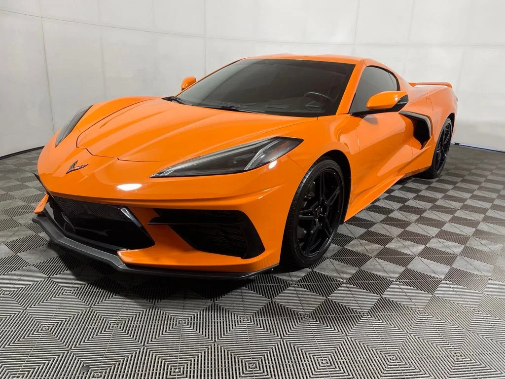 Used 2023 Orange Chevrolet Stingray image 4