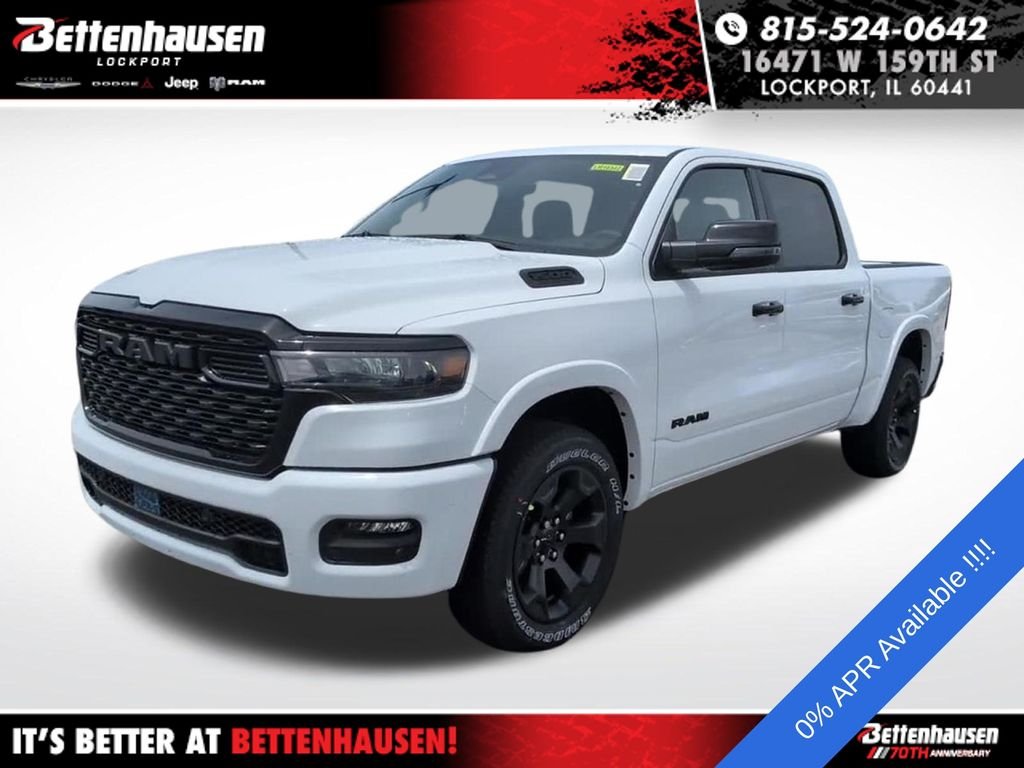 New 2026 Bright White Clear-Coat Exterior Paint RAM Big Horn image 17