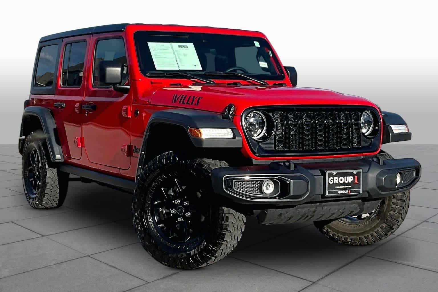 Used 2025 Firecracker Red Clearcoat Jeep Willys image 3