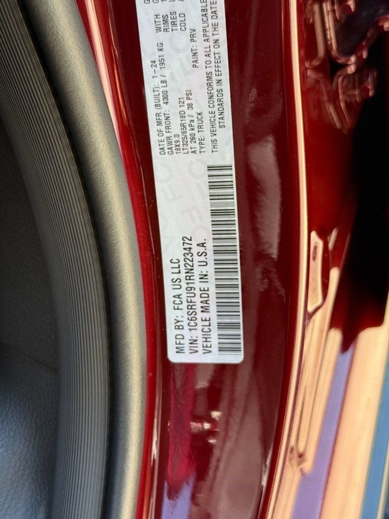 Used 2024 Delmonico Red Pearlcoat Ram TRX image 49