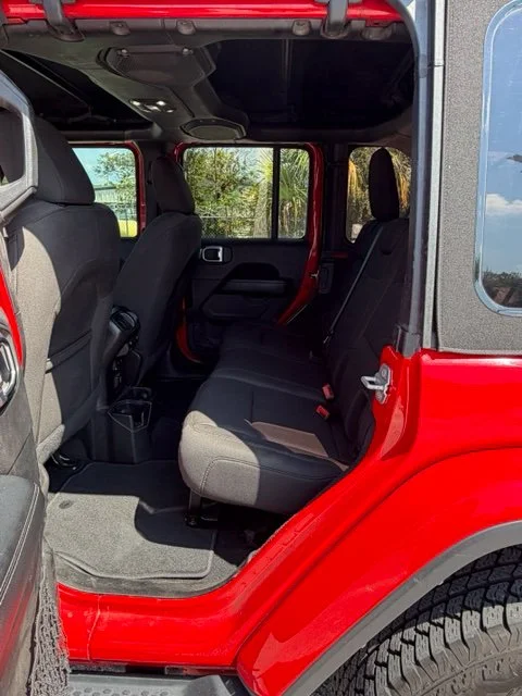 Used 2020 Red Jeep Unlimited Sahara image 4