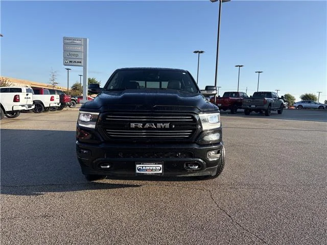 Used 2024 Diamond Black Crystal Pearlcoat RAM Laramie 4x4 Crew Cab 144.5 in. WB image 2