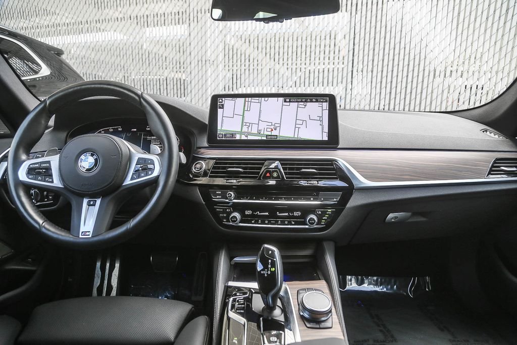 Certified Used 2023 Carbon Black Metallic BMW 540i image 9