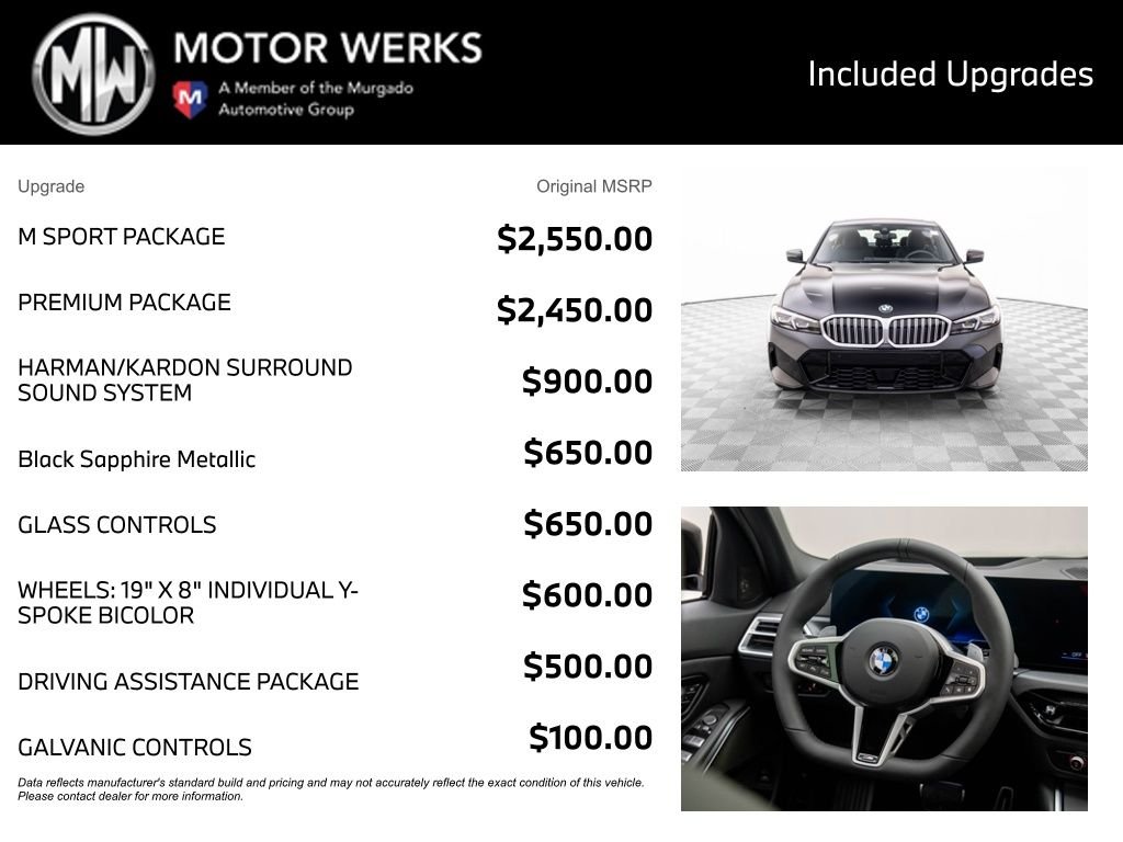 New 2026 Black Sapphire Metallic BMW 330i xDrive image 4
