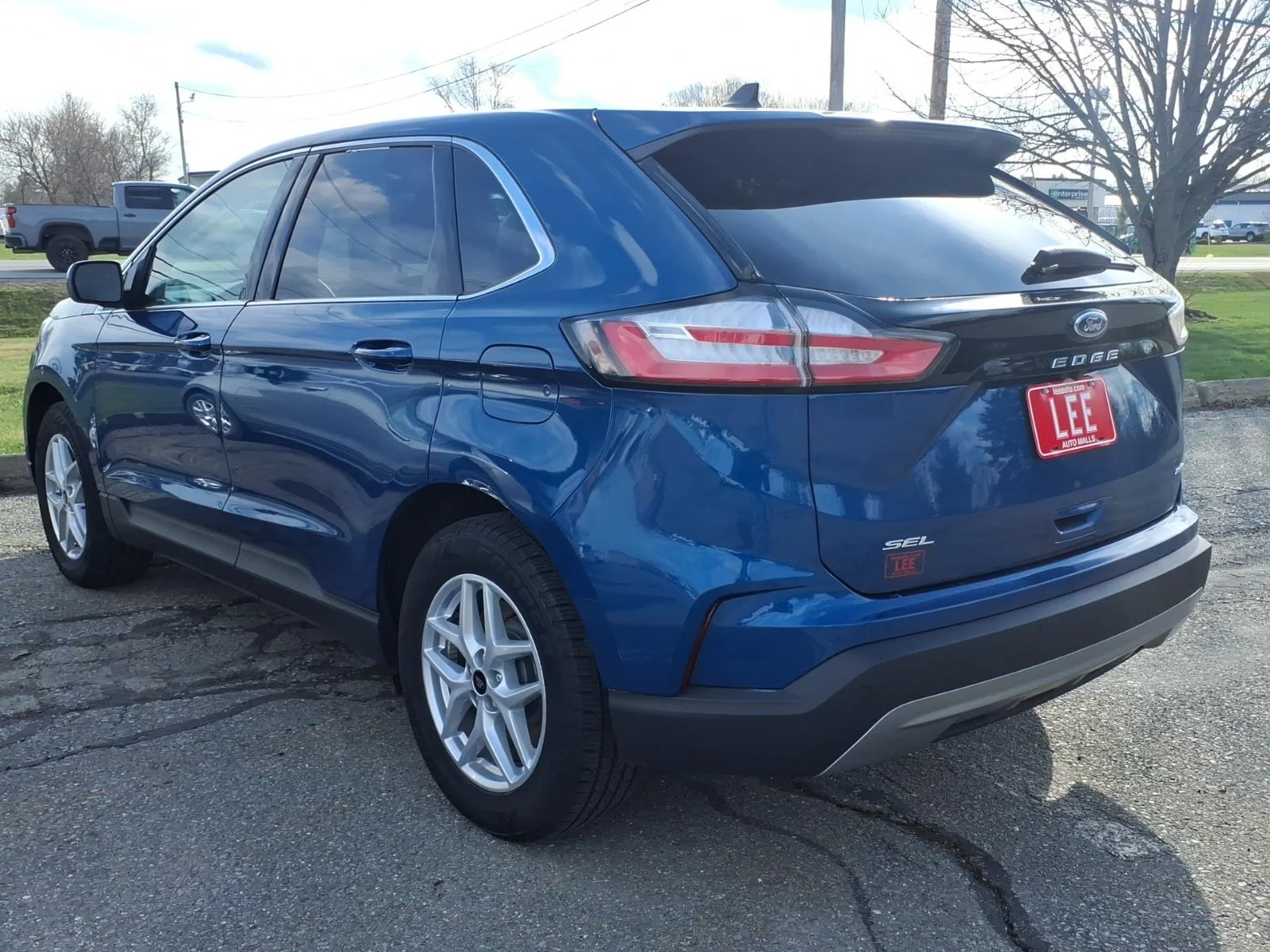 Used 2024 Blue Metallic Ford SEL image 6