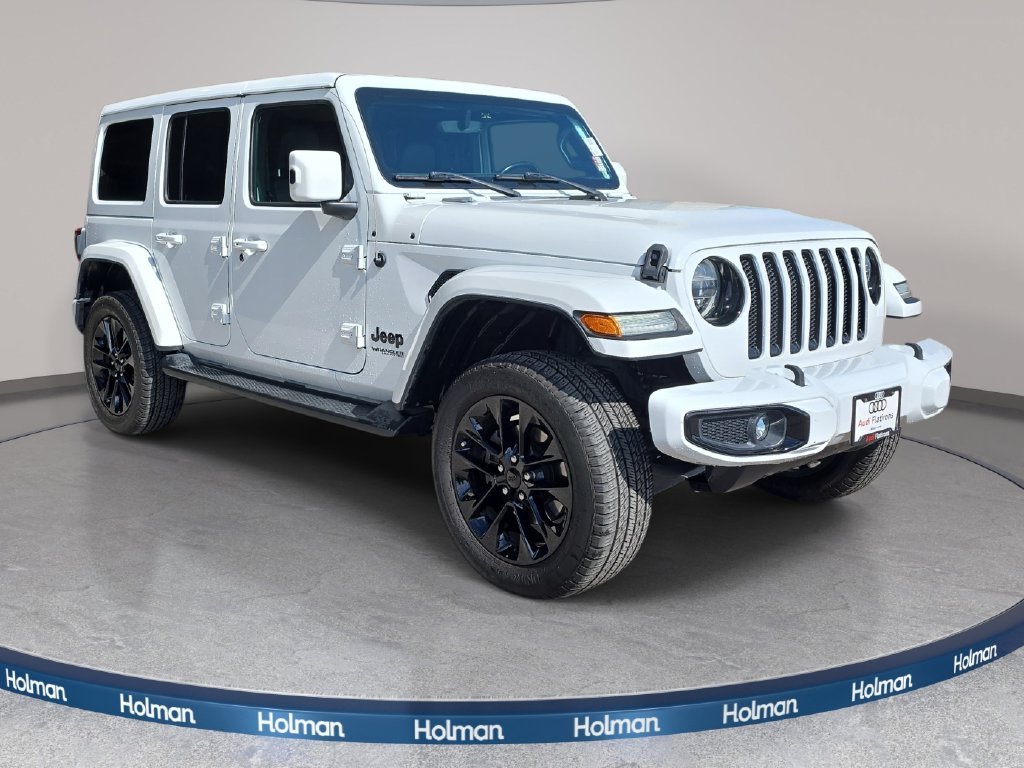 Used 2021 White Jeep Unlimited Sahara High Altitude image 4